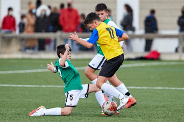Imagen de uno de los partidos del Torneo Interescolar disputados el martes 28 de diciembre
