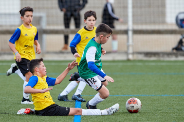Imagen de uno de los partidos del Torneo Interescolar disputados el martes 28 de diciembre