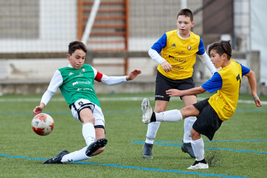 Imagen de uno de los partidos del Torneo Interescolar disputados el martes 28 de diciembre