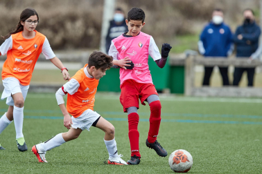 Imagen de uno de los partidos del Torneo Interescolar disputados el martes 28 de diciembre