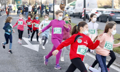 Imagen de la San Silvestre de Buztintxuri