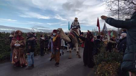 Cabalgata de Reyes en Pamplona./