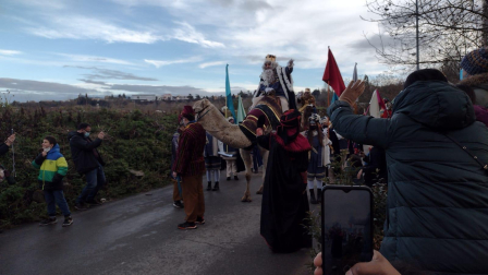 Cabalgata de Reyes en Pamplona./