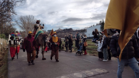 Cabalgata de Reyes en Pamplona./