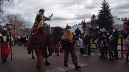 Cabalgata de Reyes en Pamplona./