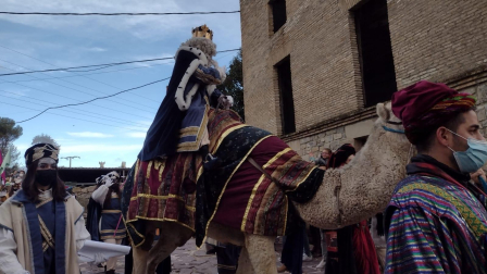 Cabalgata de Reyes en Pamplona./