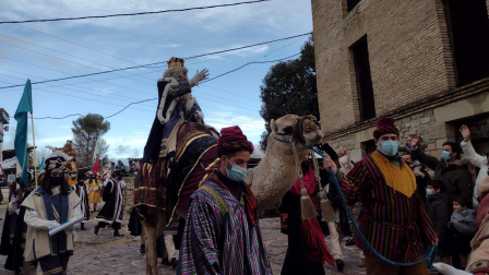 Cabalgata de Reyes en Pamplona./