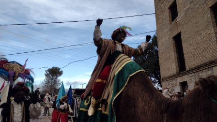 Cabalgata de Reyes en Pamplona./