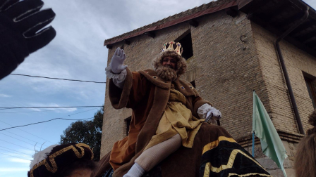 Cabalgata de Reyes en Pamplona./
