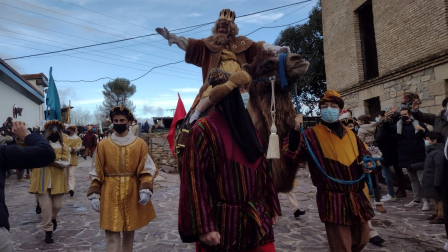 Cabalgata de Reyes en Pamplona./