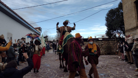 Cabalgata de Reyes en Pamplona./