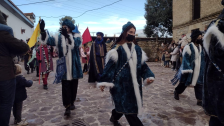 Cabalgata de Reyes en Pamplona./