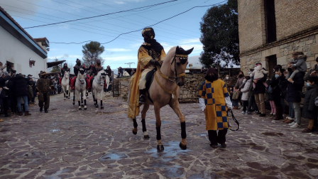 Cabalgata de Reyes en Pamplona./