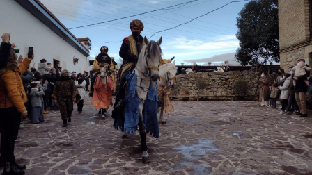 Cabalgata de Reyes en Pamplona./