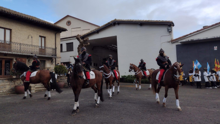 Cabalgata de Reyes en Pamplona./