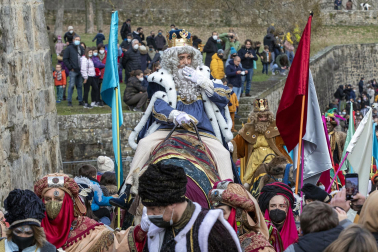 Los Reyes Magos, en el Ayuntamiento de Pamplona