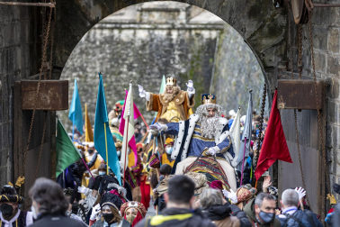 Los Reyes Magos, en el Ayuntamiento de Pamplona
