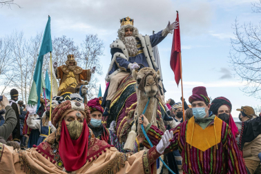 Los Reyes Magos, en el Ayuntamiento de Pamplona