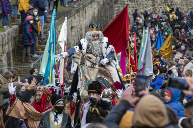 Los Reyes Magos, en el Ayuntamiento de Pamplona