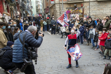 Los Reyes Magos, en el Ayuntamiento de Pamplona