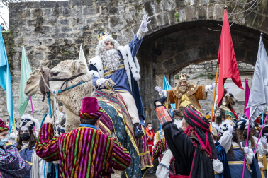 Los Reyes Magos, en el Ayuntamiento de Pamplona