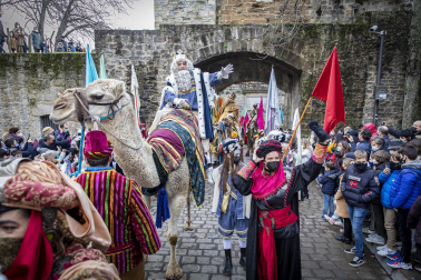 Los Reyes Magos, en el Ayuntamiento de Pamplona