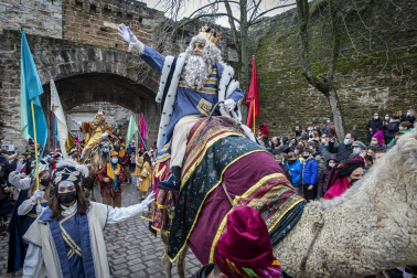 Los Reyes Magos, en el Ayuntamiento de Pamplona