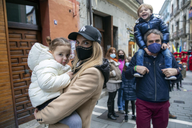 Los Reyes Magos, en el Ayuntamiento de Pamplona