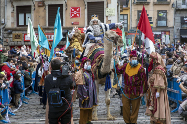 Los Reyes Magos, en el Ayuntamiento de Pamplona