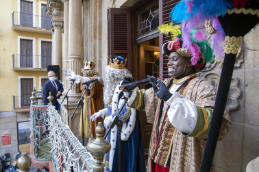 Los Reyes Magos, en el Ayuntamiento de Pamplona