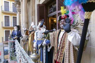 Los Reyes Magos, en el Ayuntamiento de Pamplona