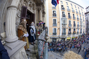 Los Reyes Magos, en el Ayuntamiento de Pamplona