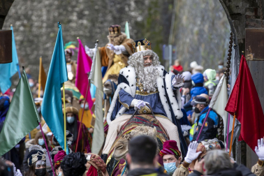 Los Reyes Magos, en el Ayuntamiento de Pamplona