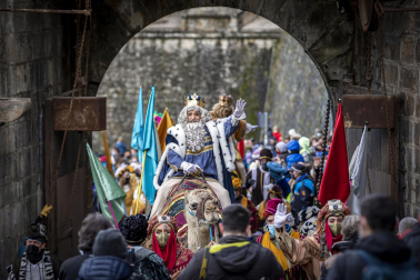 Los Reyes Magos, en el Ayuntamiento de Pamplona