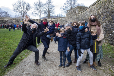 Los Reyes Magos, en el Ayuntamiento de Pamplona