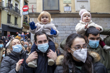 Los Reyes Magos, en el Ayuntamiento de Pamplona