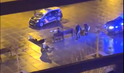 Se trata de dos jóvenes que habían robado una cartera; uno de ellos, mostrando una actitud muy violenta, sacó una navaja del bolsillo, amenazó a los agentes y después empezó a autolesionarse, produciéndose cortes por todo el tronco y brazos
