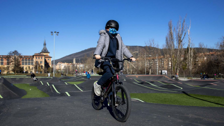 La pista de Pumptrack de la Rochapea