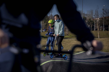 La pista de Pumptrack de la Rochapea