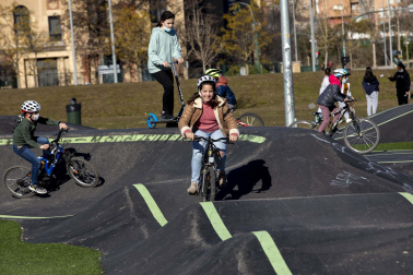 La pista de Pumptrack de la Rochapea