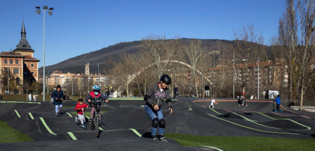 La pista de Pumptrack de la Rochapea