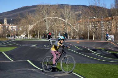 La pista de Pumptrack de la Rochapea