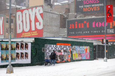 'Nor'easter' cubrió de blanco la costa este de EE UU