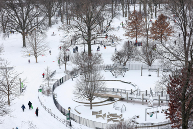 'Nor'easter' cubrió de blanco la costa este de EE UU