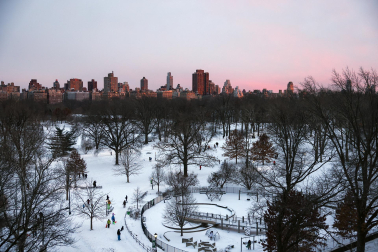 'Nor'easter' cubrió de blanco la costa este de EE UU