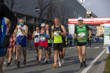 Fotos de los campeonatos de marcha, en Pamplona.