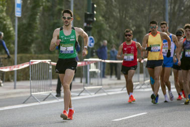 Fotos de los campeonatos de marcha, en Pamplona.