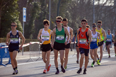 Fotos de los campeonatos de marcha, en Pamplona.