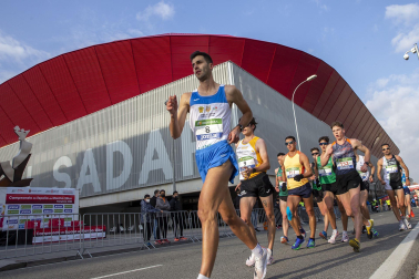 Fotos de los campeonatos de marcha, en Pamplona.