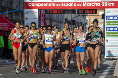 Fotos de los campeonatos de marcha, en Pamplona.